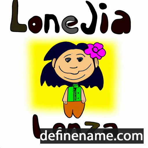 Leonzia cartoon