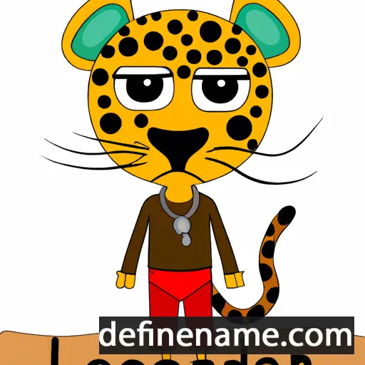 cartoon of the name Leopard