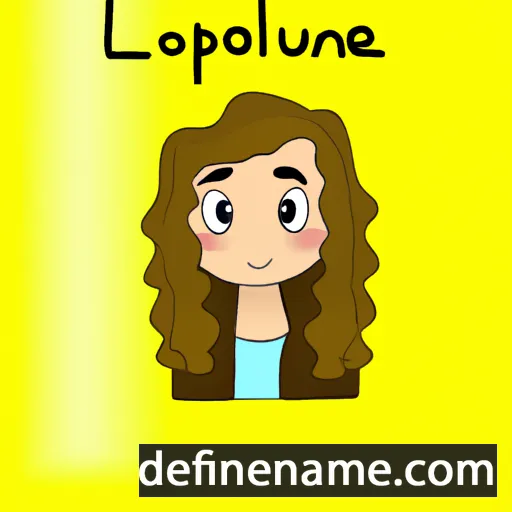 cartoon of the name Leopauline