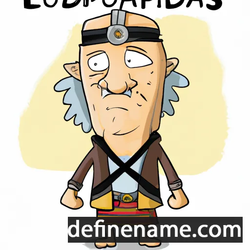 cartoon of the name Leopoldas