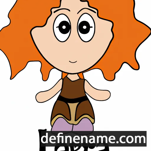 cartoon of the name Leora