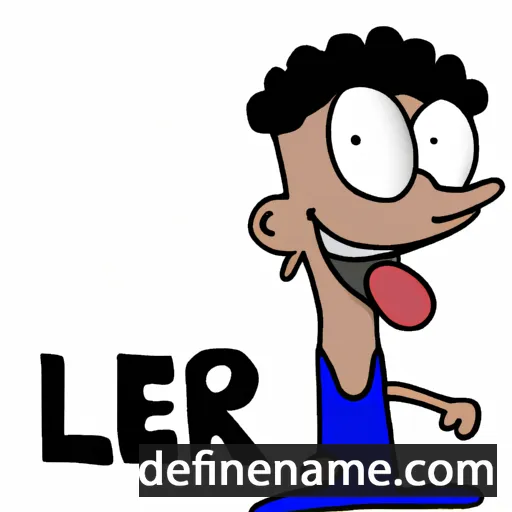 cartoon of the name Lér