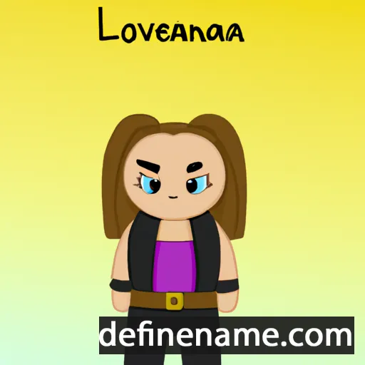 cartoon of the name Leovanna