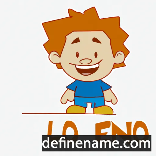 cartoon of the name Leozinho