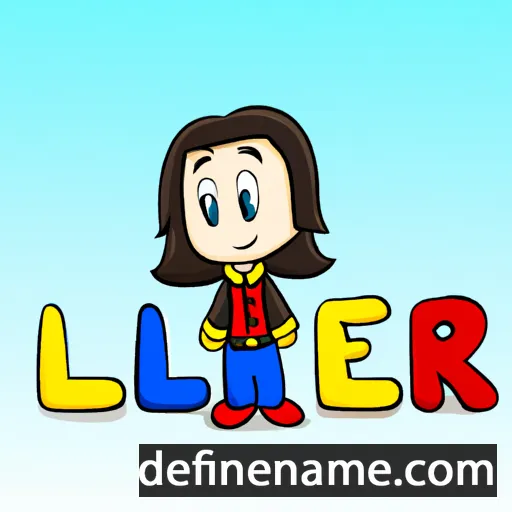 cartoon of the name Leri