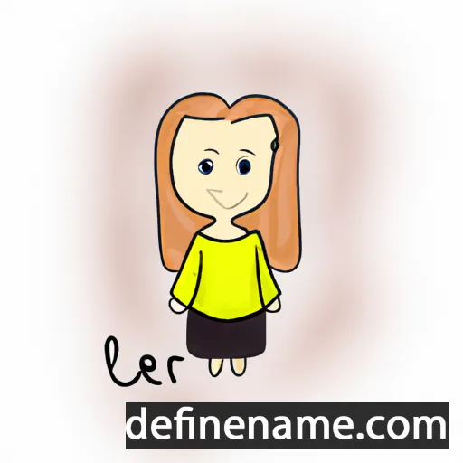 cartoon of the name Leri