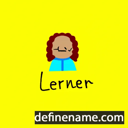 cartoon of the name Lerlene