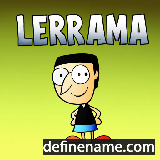 cartoon of the name Lerma