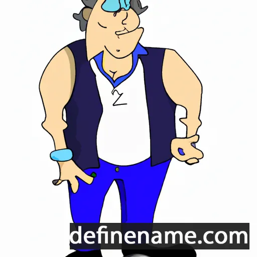 cartoon of the name Les-high-hite