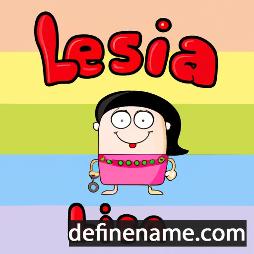 cartoon of the name Lesbia