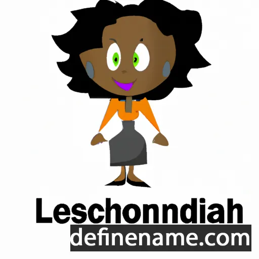 cartoon of the name Leshonda