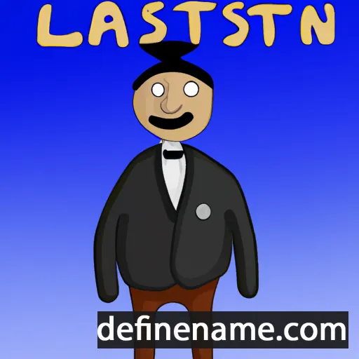 cartoon of the name Lestan