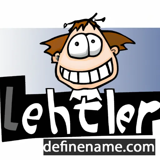 cartoon of the name Letcher