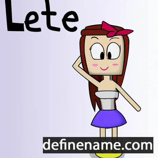 Leticie cartoon