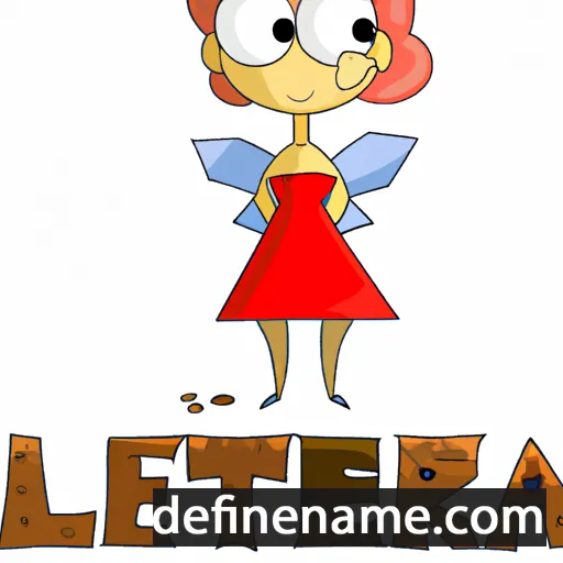 cartoon of the name Letteria