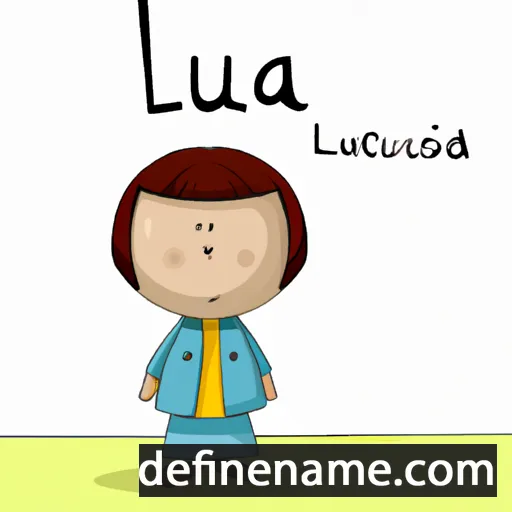 cartoon of the name Leuca