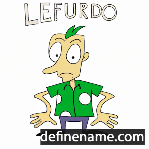 cartoon of the name Leufredo