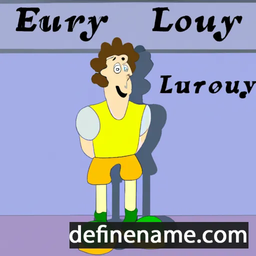 cartoon of the name Leufroy