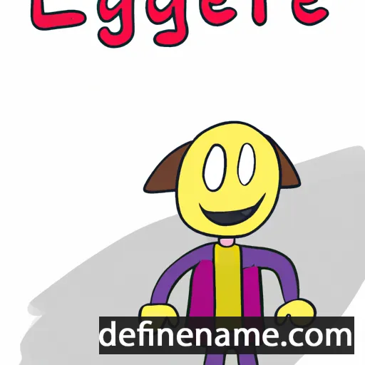 cartoon of the name Leugièr