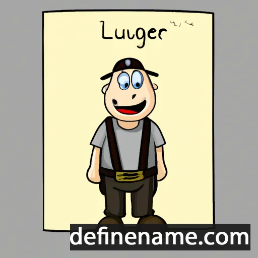 cartoon of the name Leugier