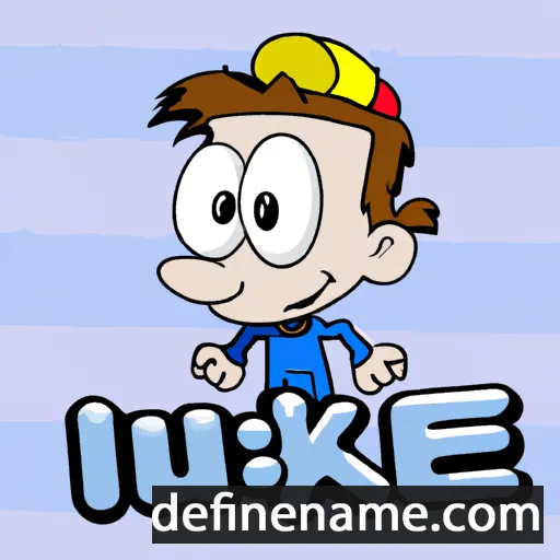 cartoon of the name Leuke