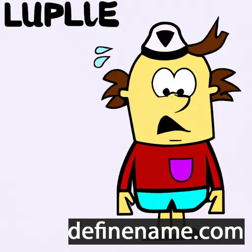 cartoon of the name Leukippe