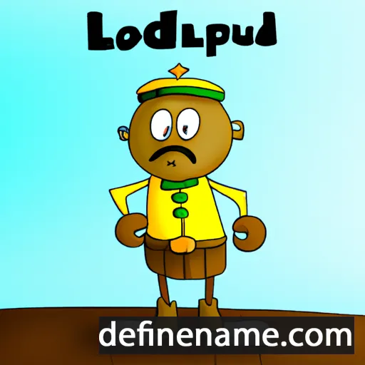 cartoon of the name Leupoldu