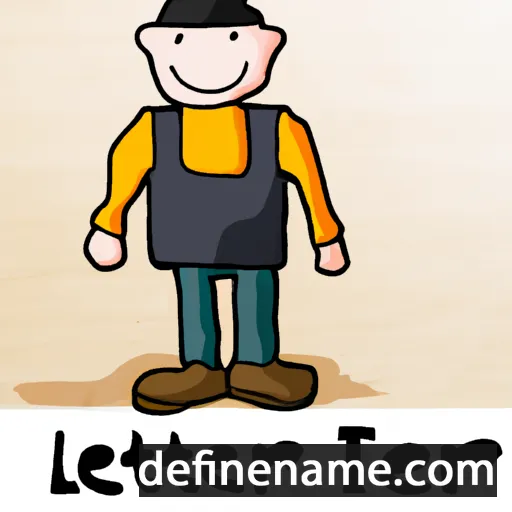 cartoon of the name Leuter