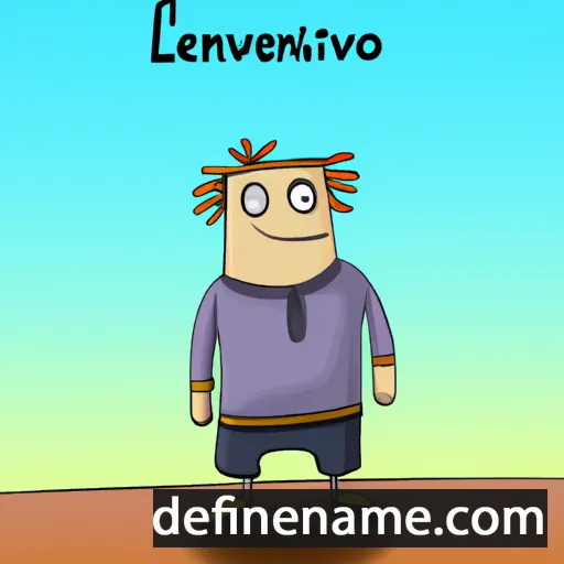 cartoon of the name Levaniko