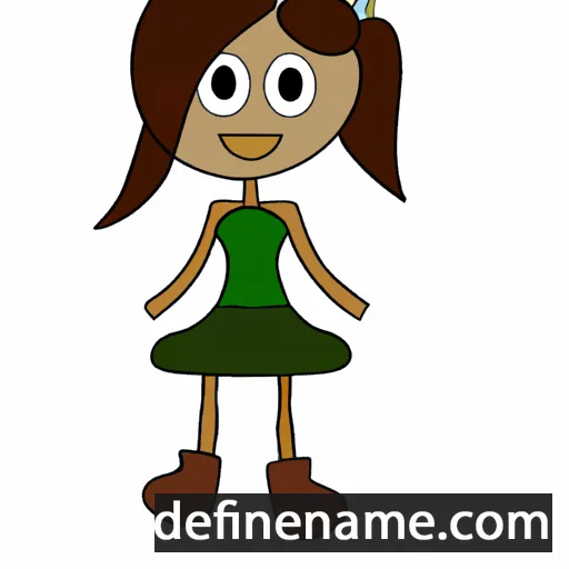 cartoon of the name Levanna