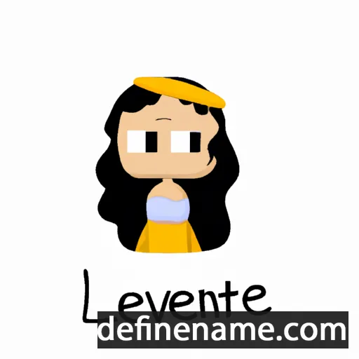 cartoon of the name Levante