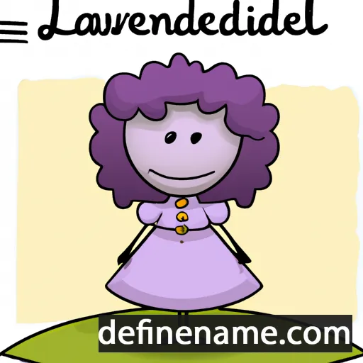 cartoon of the name Levendula