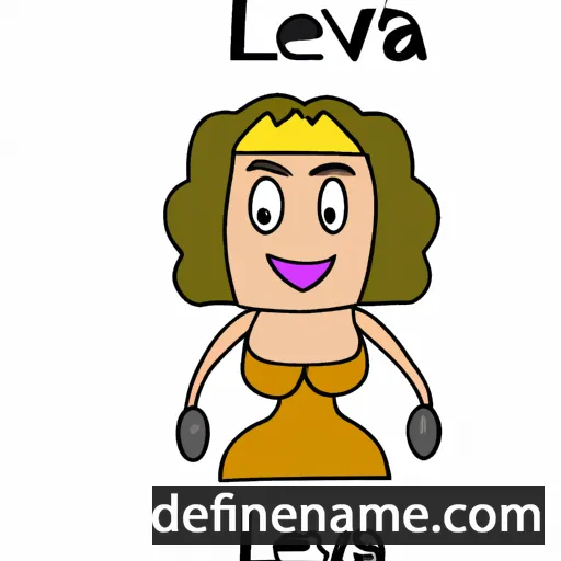 cartoon of the name Levia