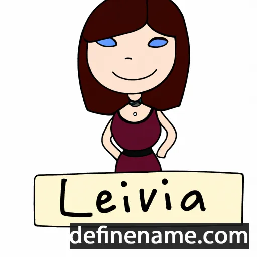 cartoon of the name Levina