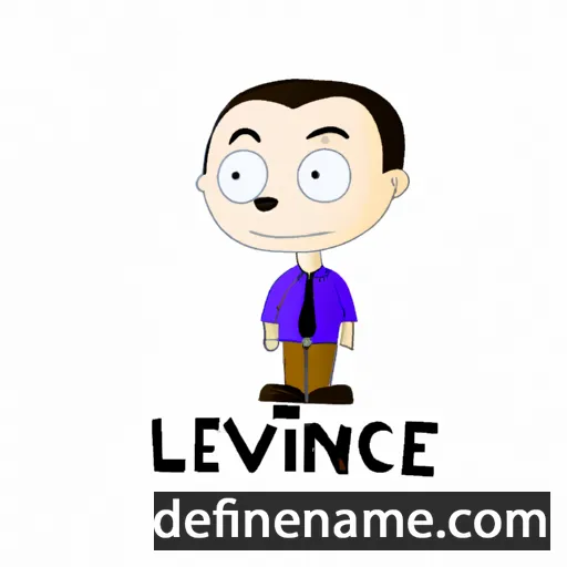 cartoon of the name Levince