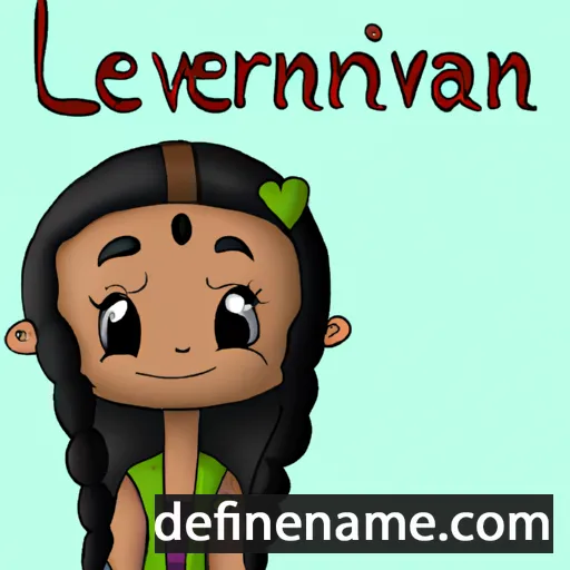 cartoon of the name Leviniah