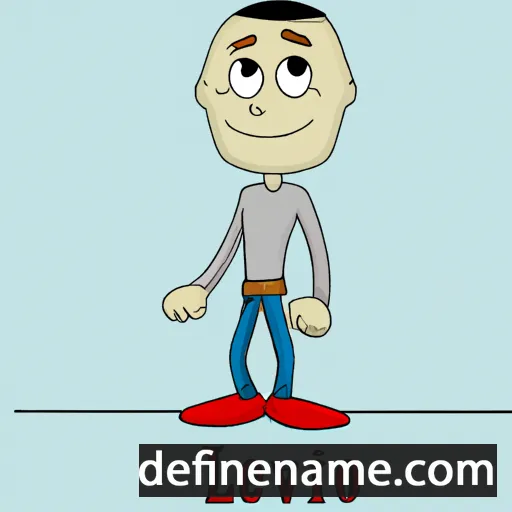 cartoon of the name Levino