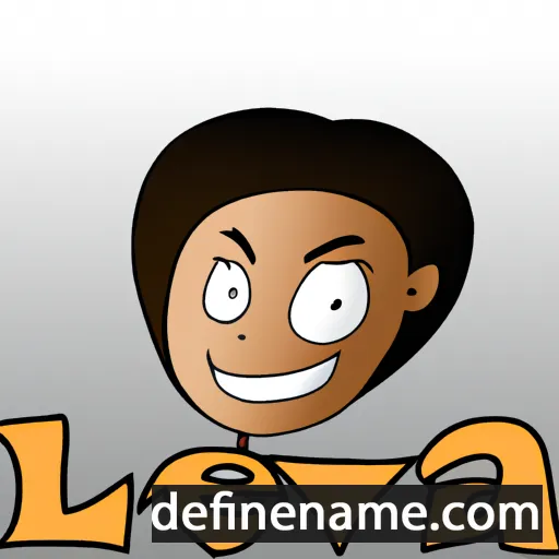 cartoon of the name Levira