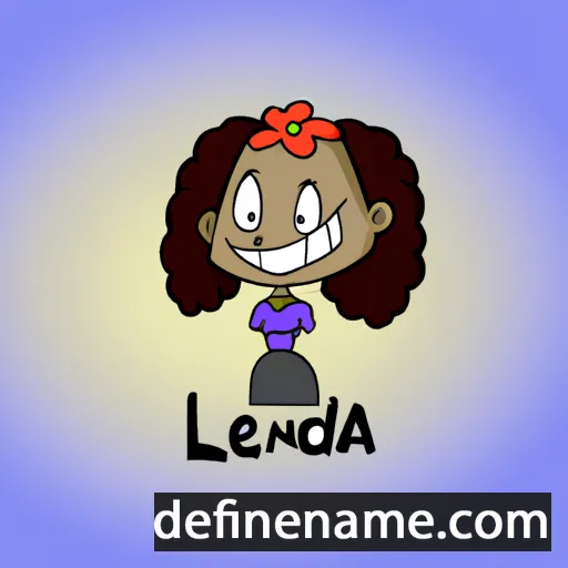 cartoon of the name Lewanda