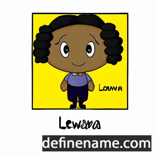 cartoon of the name Lewanna