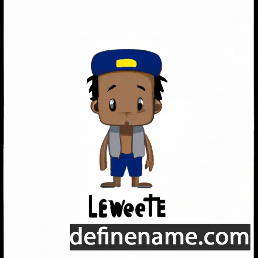 cartoon of the name Lewatle