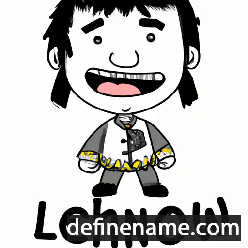 cartoon of the name Lewechin