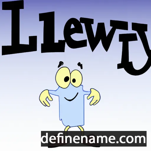 cartoon of the name Lewey