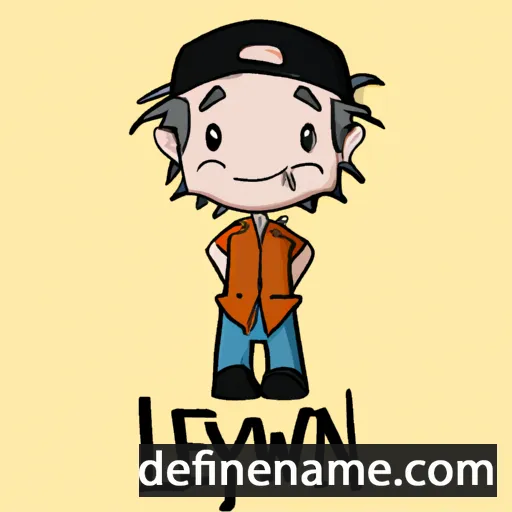 cartoon of the name Lewyn