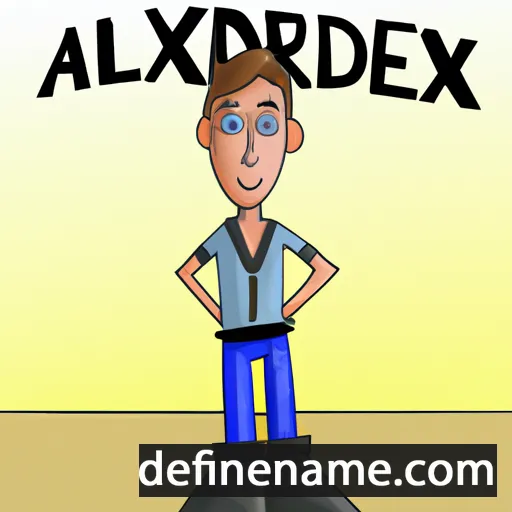 Lexander cartoon