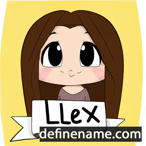 Lexí cartoon