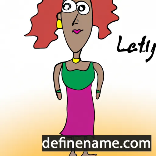 cartoon of the name Leyati