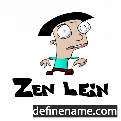 cartoon of the name Lezin