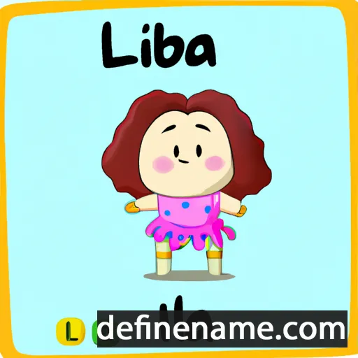 Líba cartoon