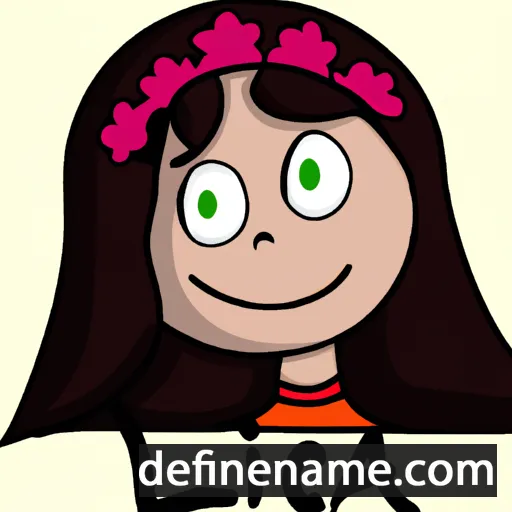 cartoon of the name Lícia